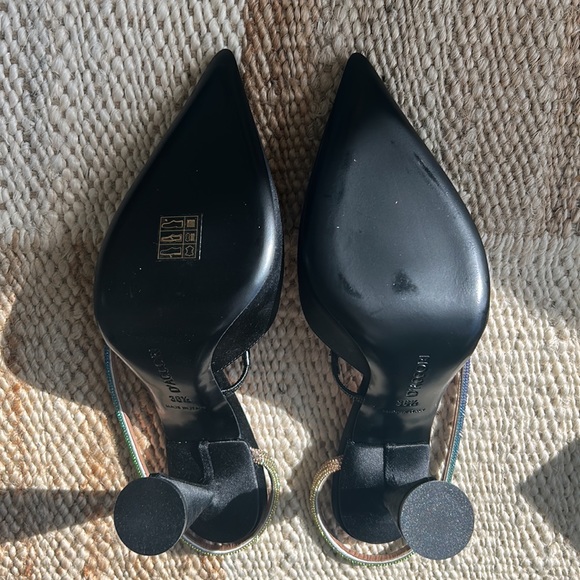 NWT D’Accori Saturn Satin Slingback Pumps - Picture 8 of 11